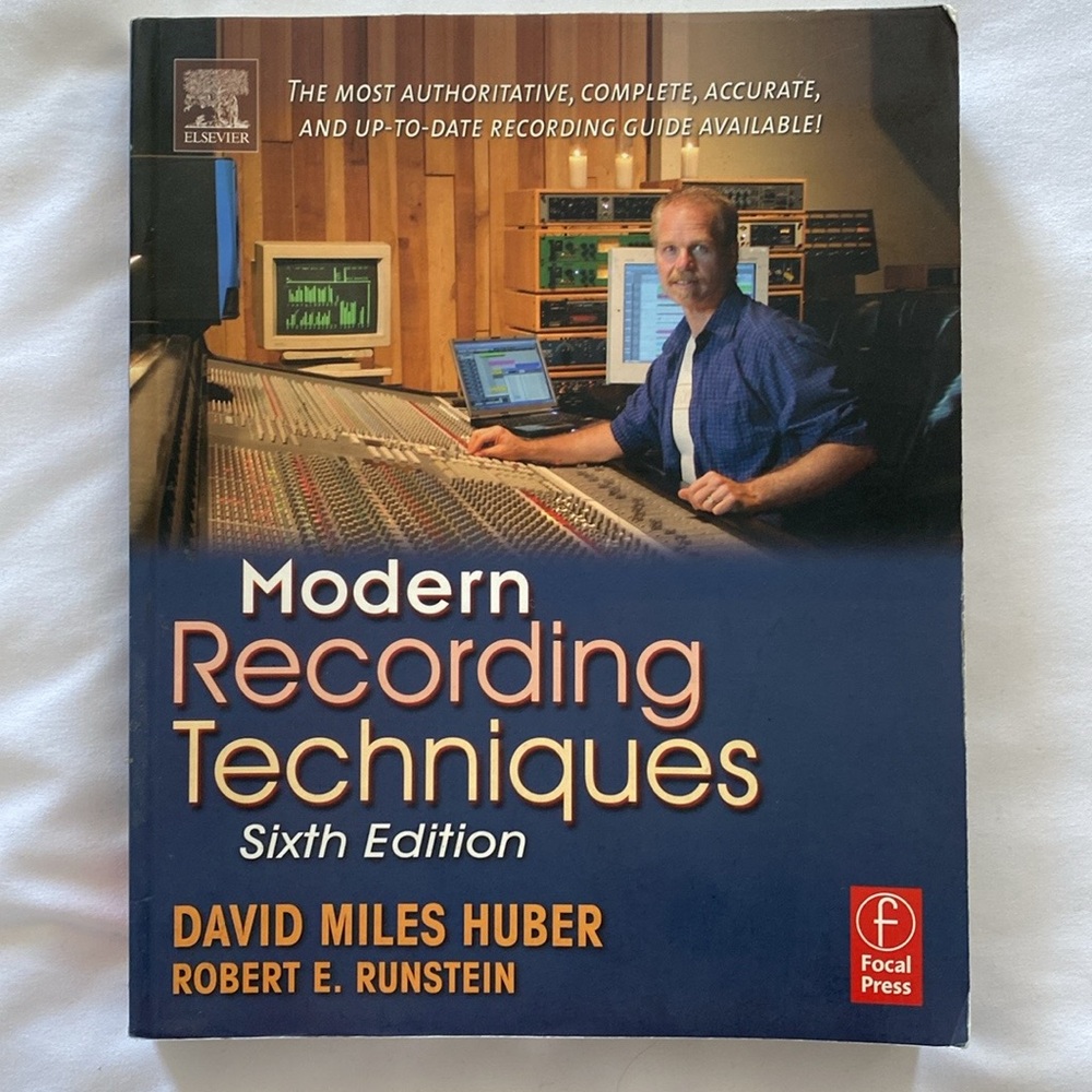 🩷🩵Modern Recording Techniques Book - Sixth Edition USED